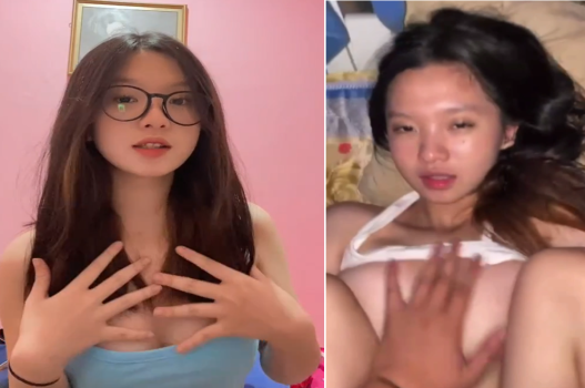 Buộc bạn gái banh đùi miệng giữ quần lót