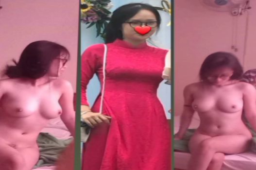 Cô giáo tập sự thân hình hấp dẫn lại rất dâm