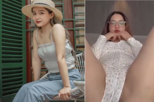 Em xinh xắn nhún nhảy trên dương vật dài