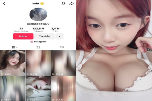 Huyền Trân vú to nằm sướng ngất ngây